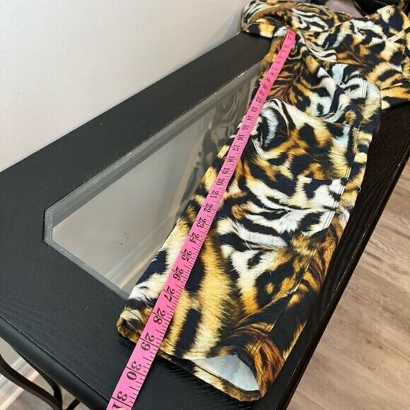 G-Star Raw Womens 5622 3D Mid Boyfriend Tiger Print Trouser Multicolor Size 29 - Picture 10 of 13